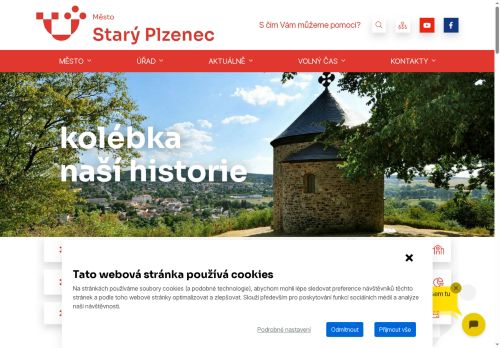 Zobrazit webové stránky Městský úřad Starý Plzenec