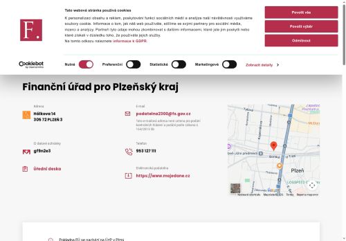 Zobrazit webové stránky Finanční úřad pro Plzeňský kraj