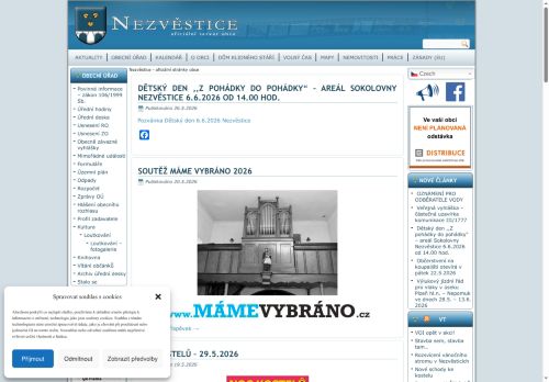 Zobrazit webové stránky Obecní úřad Nezvěstice