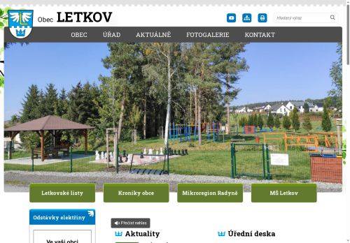 Zobrazit webové stránky Obecní úřad Letkov