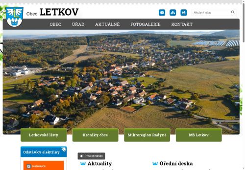 Zobrazit webové stránky Obecní úřad Letkov