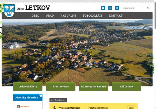 Zobrazit webové stránky Obecní úřad Letkov