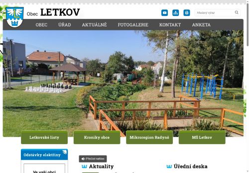 Zobrazit webové stránky Obecní úřad Letkov