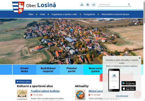 Zobrazit webové stránky Obecní úřad Losiná