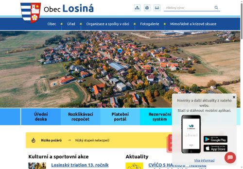 Zobrazit webové stránky Obecní úřad Losiná