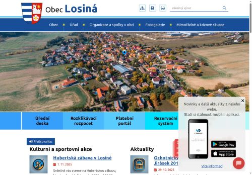 Zobrazit webové stránky Obecní úřad Losiná