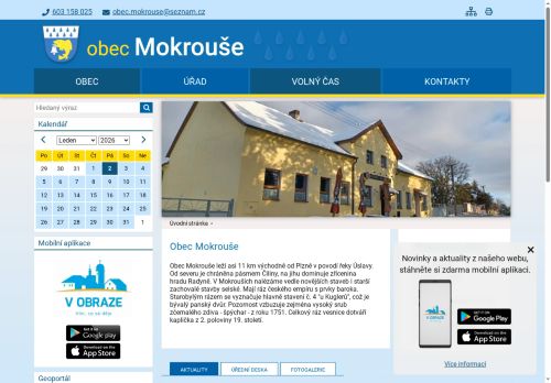 Zobrazit webové stránky Obecní úřad Mokrouše
