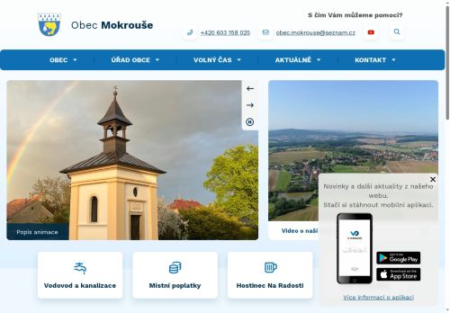 Zobrazit webové stránky Obecní úřad Mokrouše