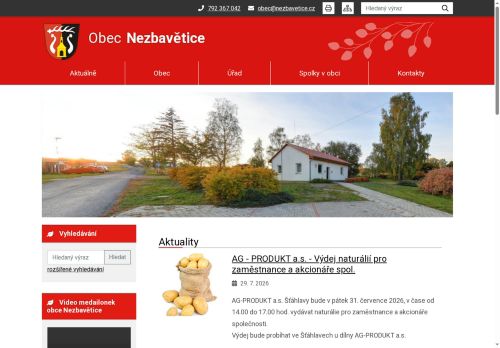 Zobrazit webové stránky Obecní úřad Nezbavětice
