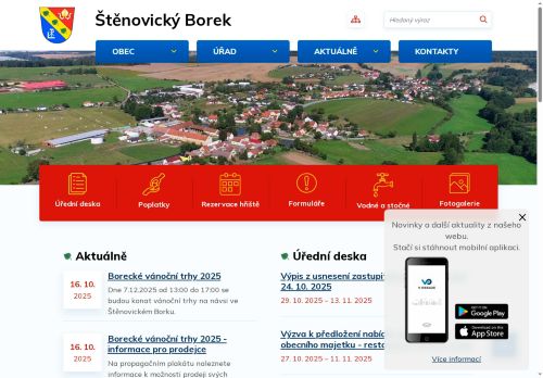 Zobrazit webové stránky Obecní úřad Štěnovický Borek