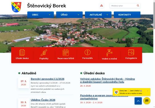 Zobrazit webové stránky Obecní úřad Štěnovický Borek