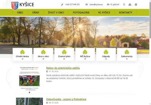 Zobrazit webové stránky Obecní úřad Kyšice