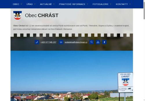 Zobrazit webové stránky Obecní úřad Chrást