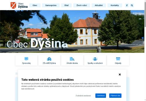 Zobrazit webové stránky Obecní úřad Dýšina