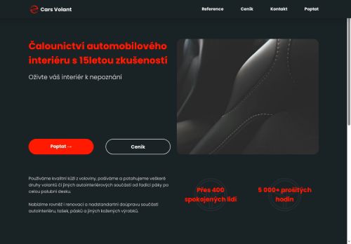 Cars Volant s.r.o. nabízí práci na pozici POMOCNÝ DĚLNÍK - ČALOUNÍK (M/Ž) v obci Třebíč