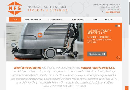 National Facility Service s.r.o. nabízí práci na pozici ÚKLID KANCELÁŘÍ, ŠATEN, VÝROBNÍCH A SOCIÁLNÍCH PROSTOR v obci Přibyslavice
