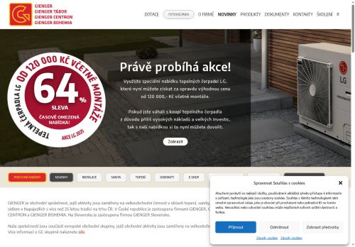 GIENGER CENTRON, s.r.o. nabízí práci na pozici Řidič/ka nad 3,5 tuny v obci Kozomín