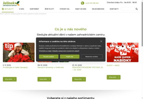 Zahradnické centrum Jelínek s.r.o. nabízí práci na pozici Barista/ka v obci Veltrusy