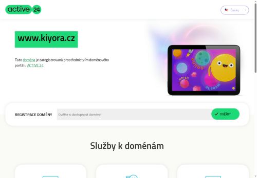 Webové stránky Kiyora s.r.o., Slavkov u Brna