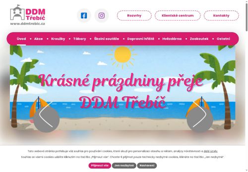 Zobrazit webové stránky Dům dětí a mládeže Třebíč