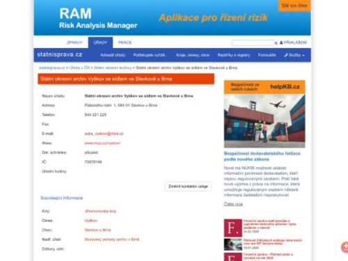 Státní okresní archiv Vyškov