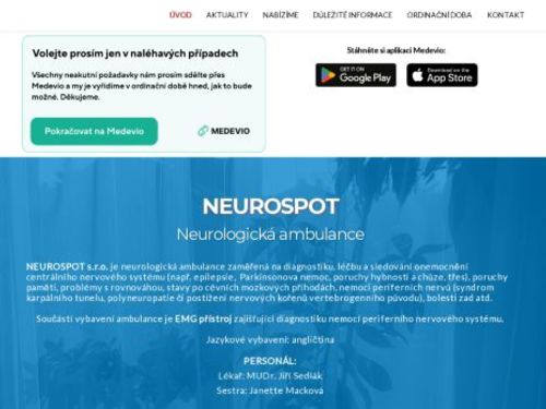 Neurologická ambulance PMH-Med, s.r.o. - MUDr. Jiří Sedlák