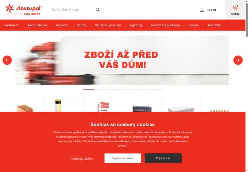 STAVOSPOL, s.r.o. nabízí práci na pozici Skladníci, obsluha manipulačních vozíků - m/ž v obci Brno