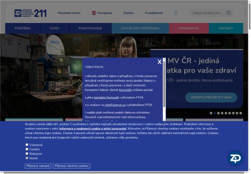 Zobrazit webové stránky Zdravotní pojišťovna Ministerstva vnitra ČR