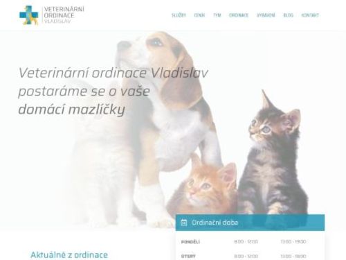 Veterinární ordinace Vladislav - MVDr. Veronika Venhodová