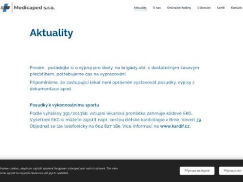 Praktický lékař pro děti a dorost Medicaped - MUDr. Šárka Štreitová