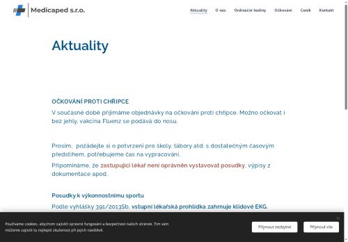 Zobrazit webové stránky Praktický lékař pro děti a dorost Medicaped - MUDr. Šárka Štreitová