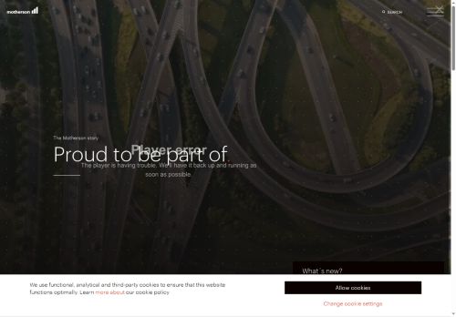 Motherson SAS Automotive Service Czechia s.r.o. nabízí práci na pozici Operátor logistiky v obci Plazy