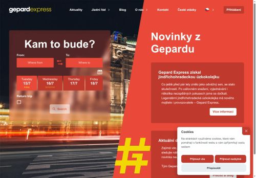 Gepard Express, SE nabízí práci na pozici Administrativní činnosti v obci Brno