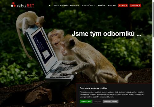 Webové stránky SaFraNET s.r.o., Plzeň