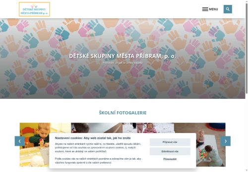 Webové stránky Dětské skupiny města Příbram, Příbram