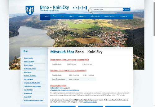 Webové stránky Statutární město Brno, Brno