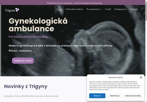 Zobrazit webové stránky Gynekologie - TRIGYNA - MUDr. Sabina Růžková