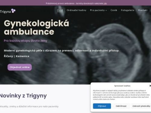 Gynekologie - TRIGYNA - MUDr. Sabina Růžková