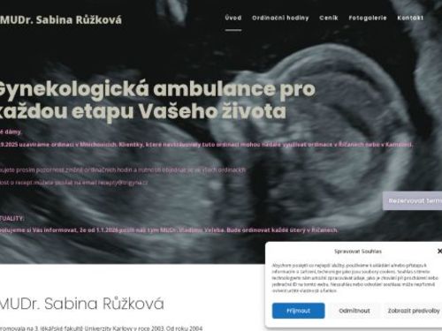 Gynekologie - TRIGYNA - MUDr. Sabina Růžková