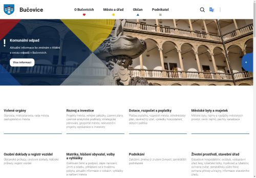 Zobrazit webové stránky Bučovice - městský úřad