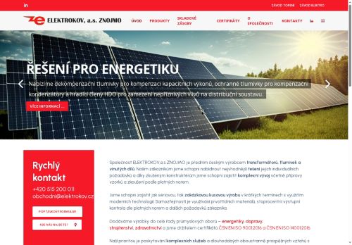 ELEKTROKOV,a.s.ZNOJMO nabízí práci na pozici Dělník v elektrotechnice - impregnace, zalévání v obci Znojmo