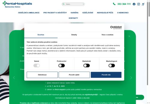 Nemocnice Ostrov s.r.o. nabízí práci na pozici Psychologové v obci Praha