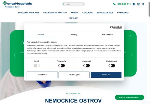 Nemocnice Ostrov s.r.o. nabízí práci na pozici Psychologové v obci Praha