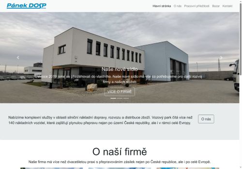 Pánek DOSP s.r.o. nabízí práci na pozici řidič skupiny C + E  (m/ž) v obci Chrášťany