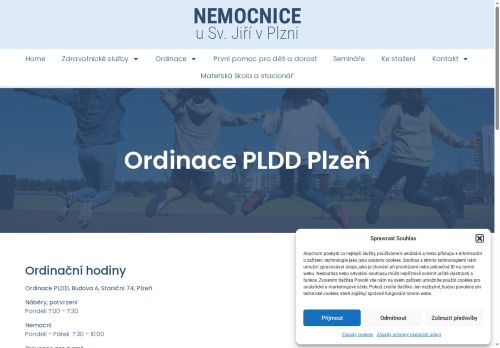 Zobrazit webové stránky Praktický lékař pro děti a dorost - Nemocnice u Sv. Jiří Plzeň