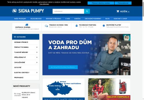 SIGNA PUMPY spol. s r. o. nabízí práci na pozici Prodavač/prodavačka v obci Kolín