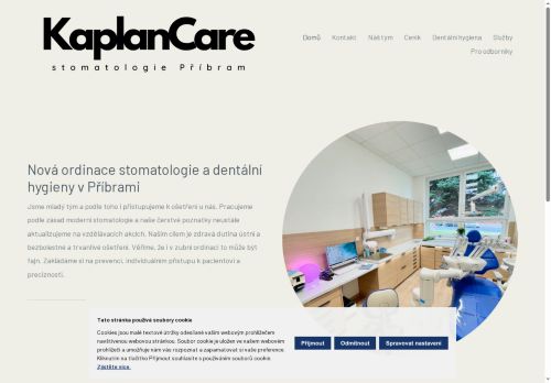 Zobrazit webové stránky Zubní ordinace KaplanCare - MDDr. Hedvika Kaplánová