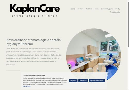 Zobrazit webové stránky Zubní ordinace KaplanCare - MDDr. Hedvika Kaplánová