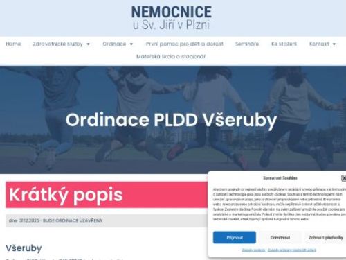 Praktický lékař pro děti a dorost - Nemocnice u Sv. Jiří - ordinace Všeruby