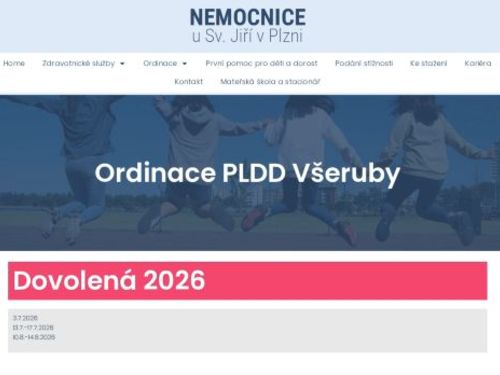 Praktický lékař pro děti a dorost - Nemocnice u Sv. Jiří - ordinace Všeruby